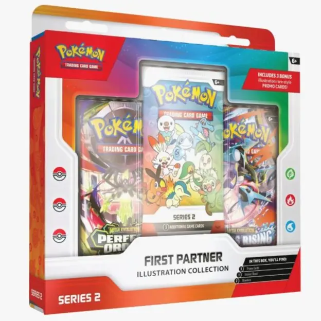 Pokemon TCG First Partner Illustration Collection (Series 2) - 2026 Non-Sports Trading Cards, Promos, Booster Set Collectible