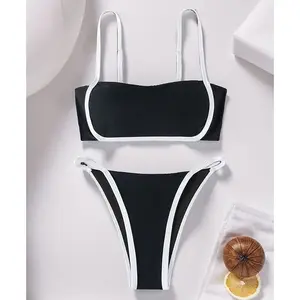 Sexy Swimsuit Women Push Up Bikini Casual Slim Suspender Thong High Waist Bikini 2025 New Trendy High Grade Spice Girl Swimwear