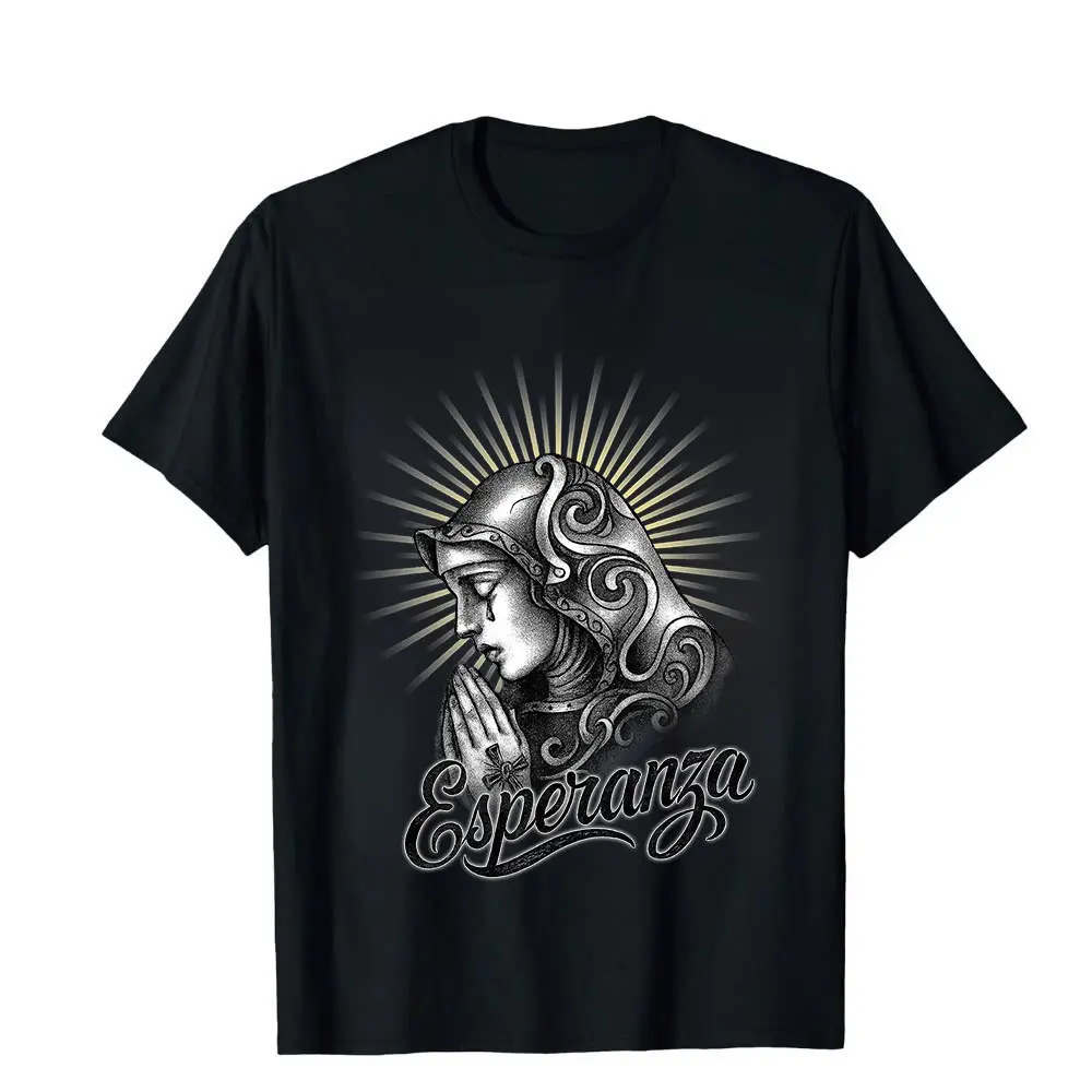 Esperanza T-Shirt Tee Hoodie Sweatshirt, Chicanos Clothing, Chicano Streetwear, Chicana Fashion, CholaStyle, Mexican, Mexico, Digital Style Printed Soft Outdoor  Oversized Fabric Loose Womenswear Top