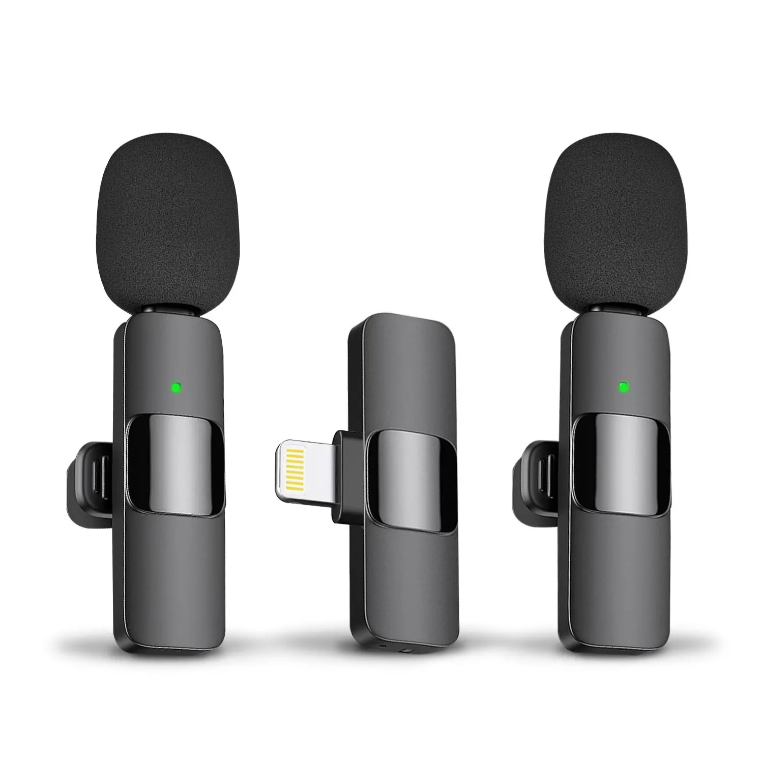 MAYBESTA Mini Mic Pro Wireless Microphone for iPhone, iPad, Lavalier Microphone for Video Recording - 2 Pack iPhone Microphones, Clear Recording, Lightning Interface, Suitable for Podcast Tik Tok ,YouTube wireless microphone phone accessories tiktokshopsp