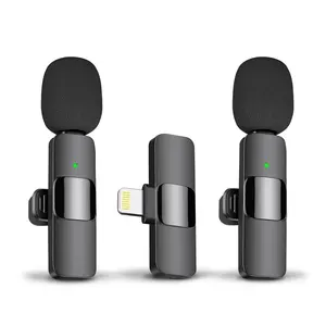 MAYBESTA Mini Mic Pro Wireless Microphone for iPhone, iPad, Lavalier Microphone for Video Recording - 2 Pack iPhone Microphones, Clear Recording, Lightning Interface, Suitable for Podcast Tik Tok ,YouTube wireless microphone phone accessories