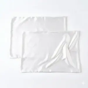 Ice Silk Cool Pillowcase, Modern Satin Style, Washable Anti-Wrinkle Hair Care, Suitable for Hotel Home Beauty Skincare Summer Cooling