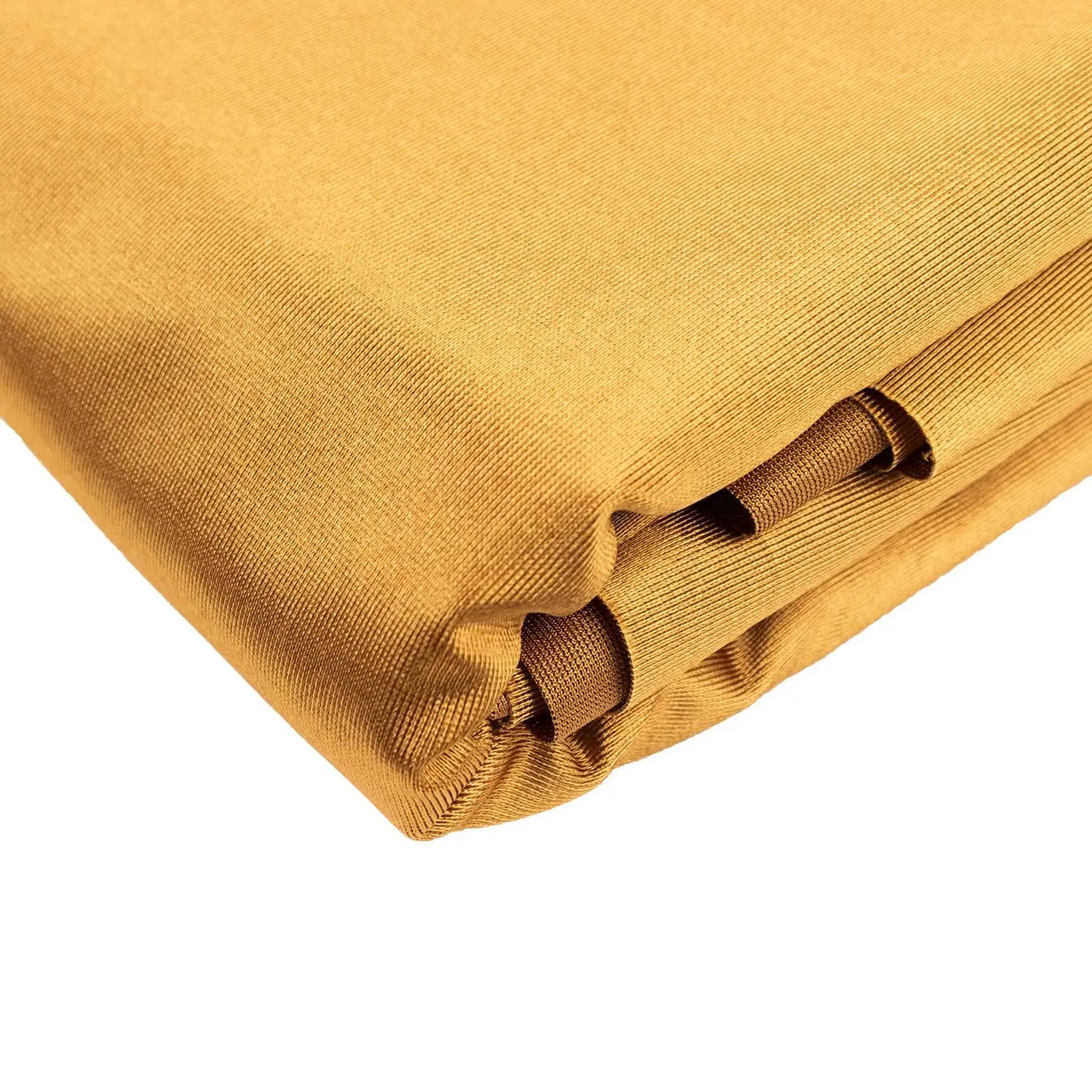 Shimmer Gold Scuba Polyester Fabric Bolt, Wrinkle Free DIY Craft Fabric Roll - 60"x10 Yards