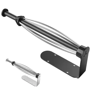 Wall Mounted Paper Towel Holder, 1 Count Self-adhesive Paper Towel Holder, Space Saving Under Cabinet Paper Towel Holder, Home Kitchen Bathroom Supplies