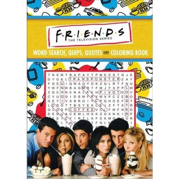 Friends Word Search, Quips, Quotes, and Coloring Book -- Editors of Thunder Bay Press, Paperback