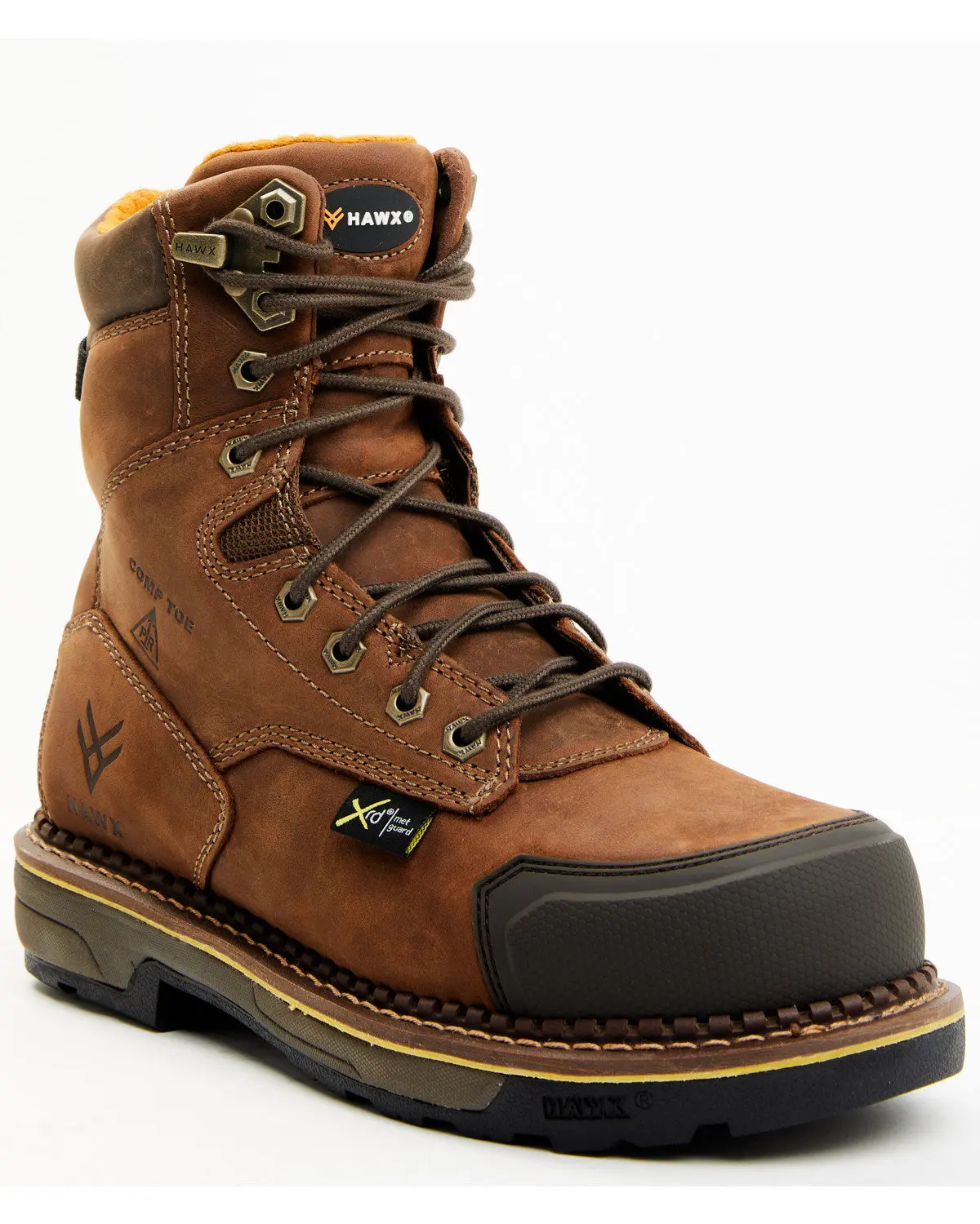 Men's 8" Crew Chief Internal Internal Met Guard Work Boots - Composite Toe