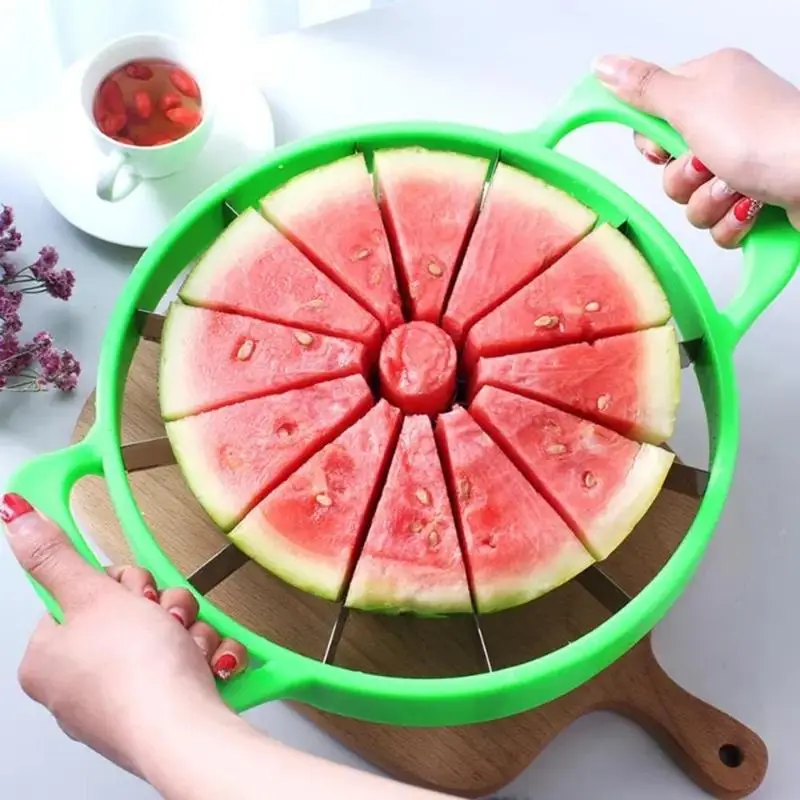 Watermelon Slicer, Portable Non-slip Watermelon Cutter, Modern Fruit & Vegetable Cutter, Kitchen Utensils & Gadgets, Kitchen Gadgets, Kitchen Accessor