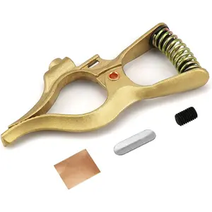 Suitable for 300 Amp T-Type Welding Ground Clamp Brass Material
