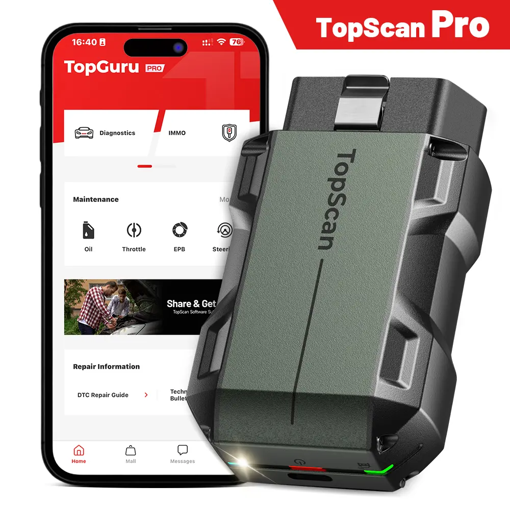 2025 TOPDON TopScan Pro OBD2 Scanner Full System Diagnostic Scan Tool ...