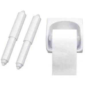 Toilet Paper Holder Roller, 2pcs Adjustable Toilet Paper Rod Replacement, Home Organizers Supplies