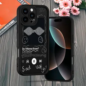 Arctic Monkeys Themed TPU Material Shockproof And Drop-Resistant Stylish And Trendy Phone Case, Comfortable to Hold, Suitable for Iphone 15, 14, 13, 12, 11, XS, XR, X, 7, 8 Plus, Pro Max, Mini (A Gift for Mothers, Friends, Family, Girlfriends, Or