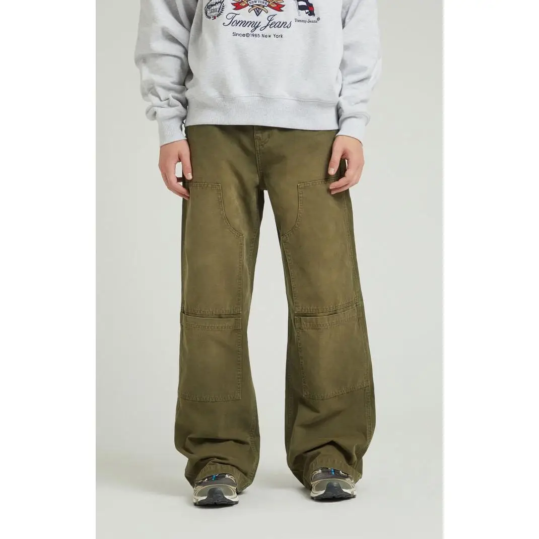 Pacsun Men's Blake Extreme Baggy Jeans Cargo Carpenter Olive