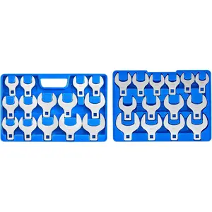 Orion Motor Tech 14pc Jumbo Crowfoot Wrench Set & 14 Piece Jumbo Crowfoot Wrench Set, Bundle