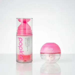 Pop Duo Starter Lift Set | Skin That Bounces Back — Firming Care for Fine Lines | Pop Base Gel Cream + Pop Lift Boba Boost (50ml + 1 Jar) | Custom K-Beauty