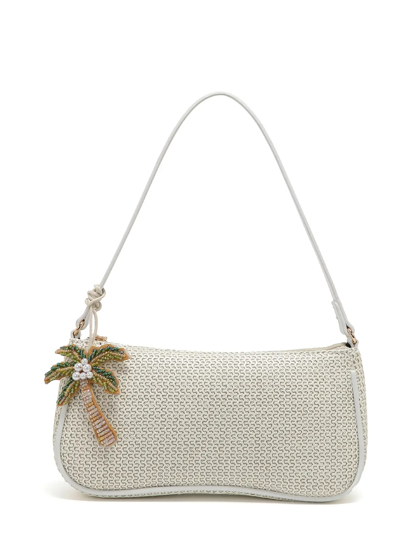 Boho Straw Flap Minimalist Back Pack FCMB4359-2.jpg main image 4