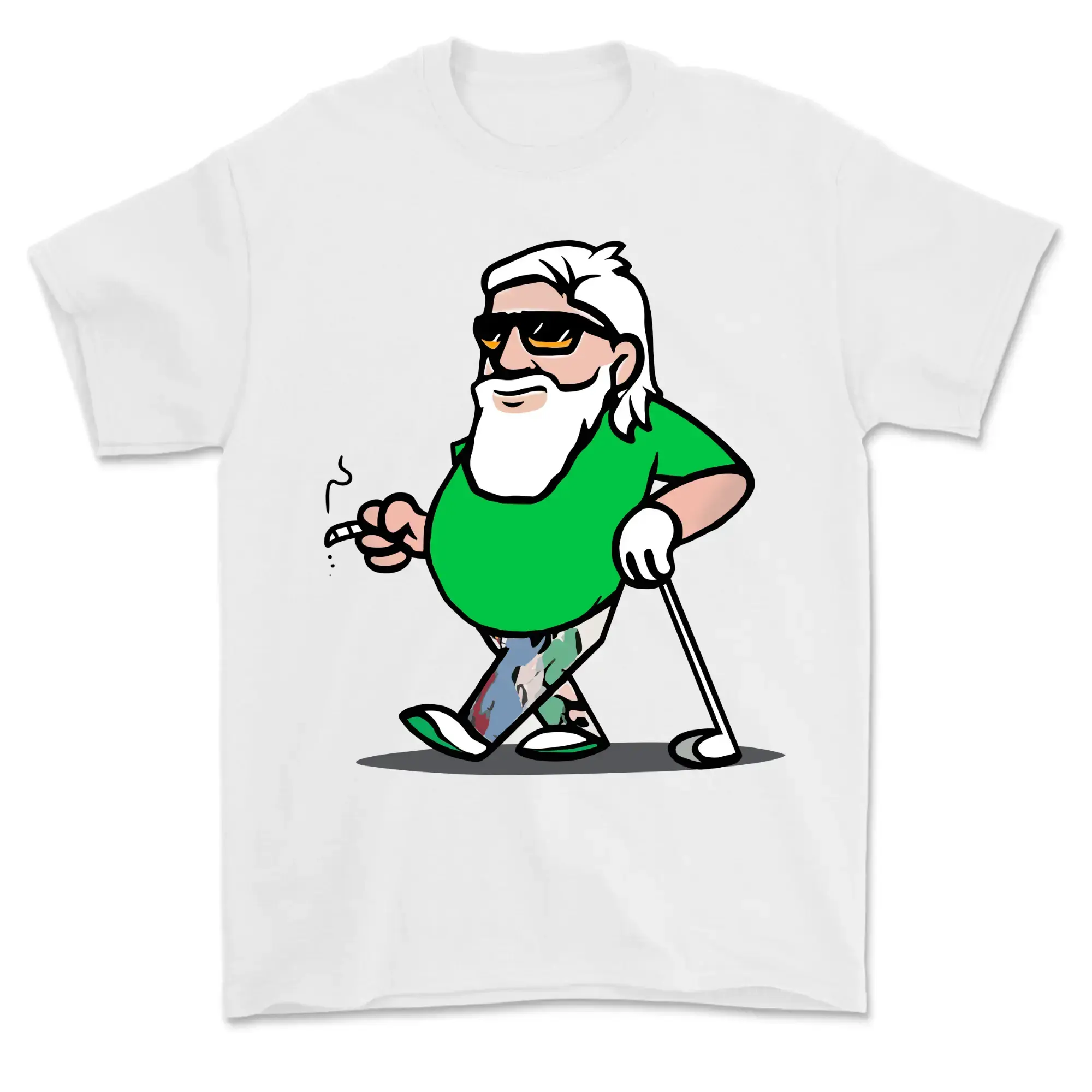 Men's Funny John Daly Golf Graphic T-Shirt - 100% Cotton, Casual Streetwear Top, Soft Breathable Garment, Short Sleeve Iconic Golf Shirt lsj08, Shortsleeve