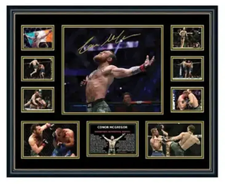 Conor McGregor UFC 246 2020 Signed Limited Edition Memorabilia Frame