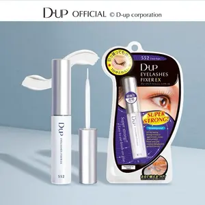 [D-UP Official Partner] D-UP False Eyelashes Fixer EX 552 (CLEAR), Super Strong Adhesive, Transparent, Waterproof Clear Makeup Cosmetic