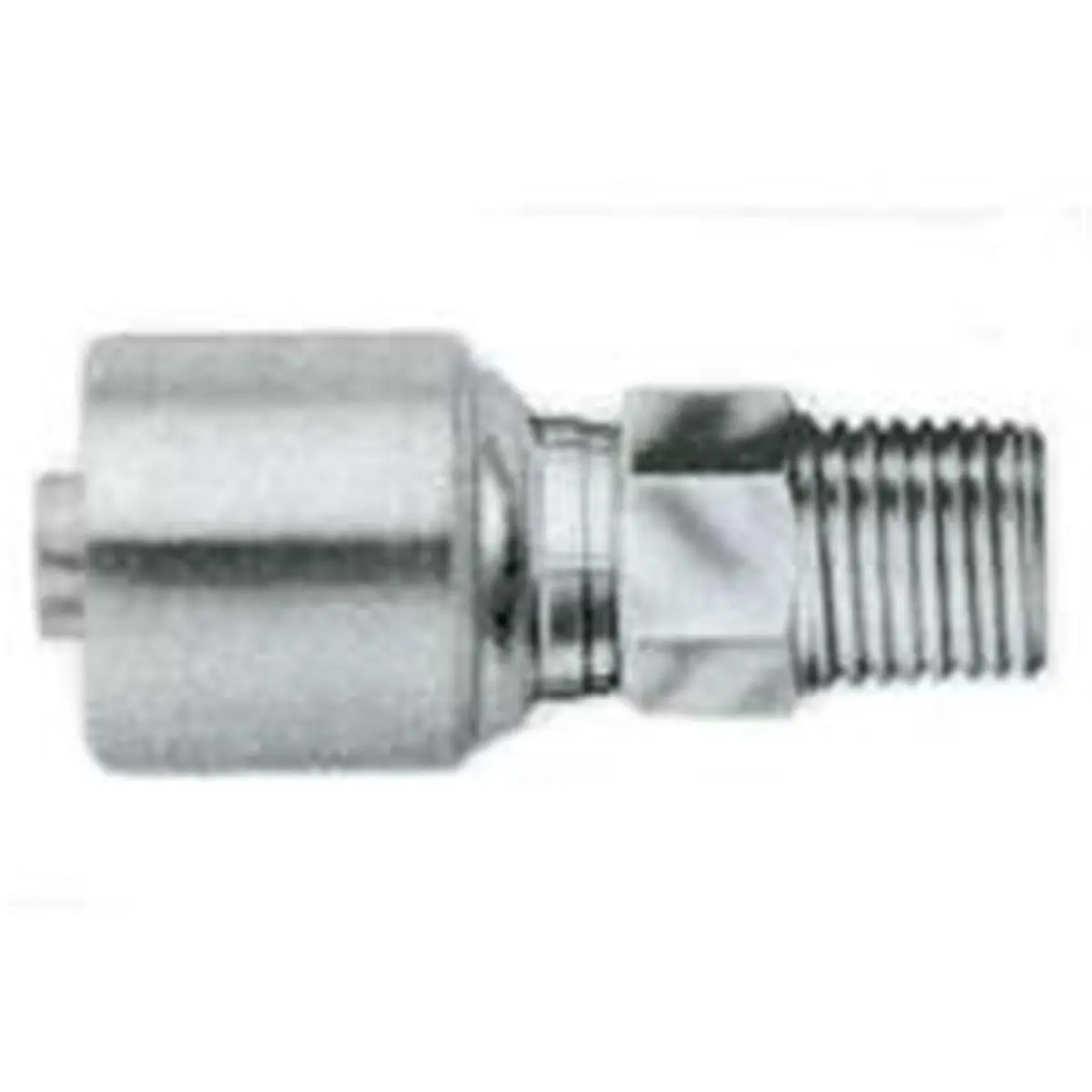 212 MAIN Gates G251000608 6-gal 8Mp Hydraulic Pipe Fitting Coupling - NPTF Male Threaded Cone Seat, Hose Connection Pipe