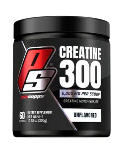 PROSUPPS Creatine Monohydrate Powder 300g, 100% Pharmaceutical Grade Micronized 5,000mg Creatine Monohydrate pre workout