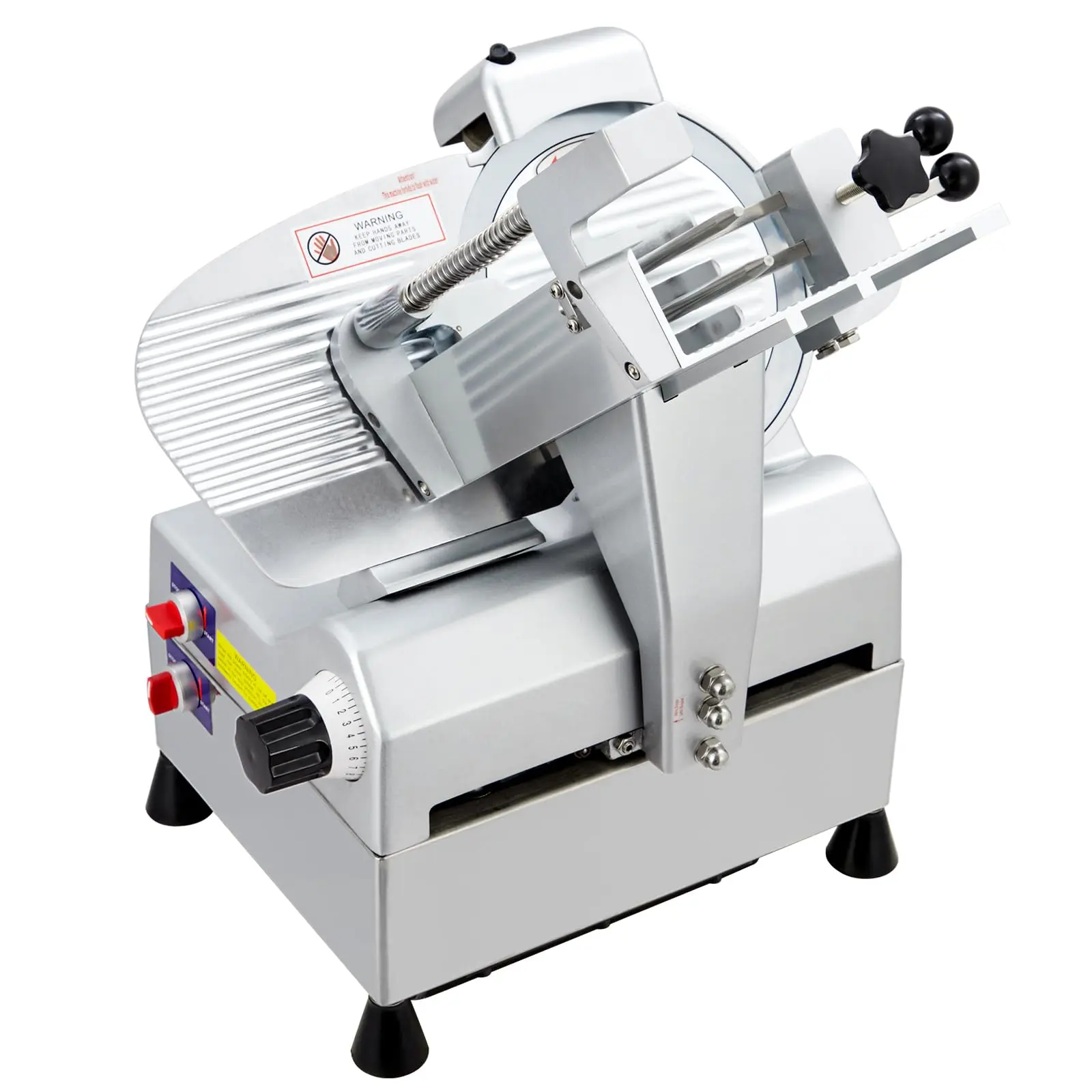 Garvee 10" Stainless Steel Meat Slicer Machine – Fully Automatic Commercial & Home Electric Deli Food Slicer for Meat, Cheese, Vegetables, Bread, Frozen Foods