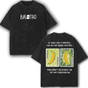 Cavendish Joker Balatro Graphic T-Shirt – Vintage Cotton Indie Game Tee for Gamer Gift & Streetwear K