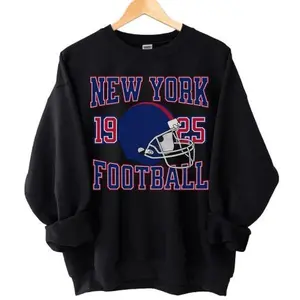 N.e.w Y.o.r.k Football Fan Giants Sweatshirt, Vintage Shirt, Crewneck, And T-shirt Gift Sweater Classic Menswear Hoodie Simple
