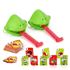 Tongue Out Battle Gag Toy, Interactive Frog & Lizard Novelty Party Toy, Multiplayer Desktop Game for Kids, Funny Stress Relief Gift for Family Gatherings