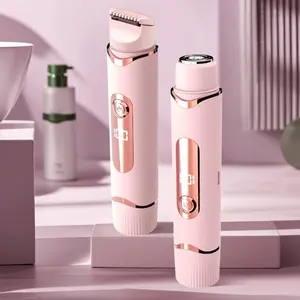 Dual-Head Rechargeable Electric Shaver, Cordless Body Shaver, Unisex Trimmer, Pain-Free Hair Removal, Safe Underarm Depilation, Home and Travel Grooming Tool