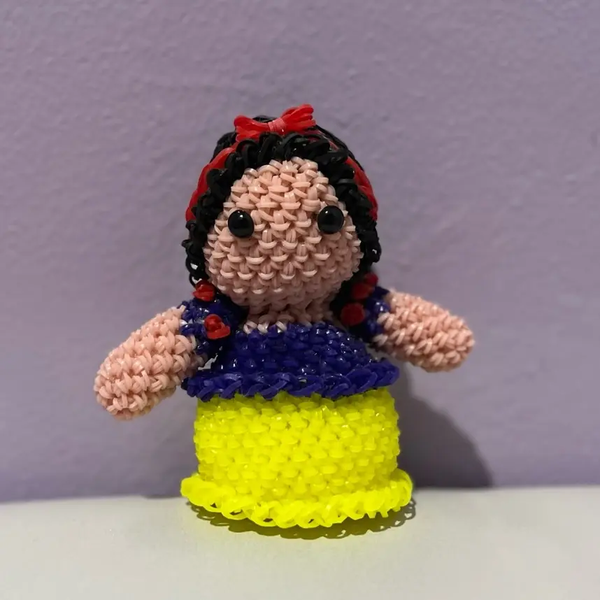 Princess Rainbow Loom + Loomigurumi Show White + DIY Handmade