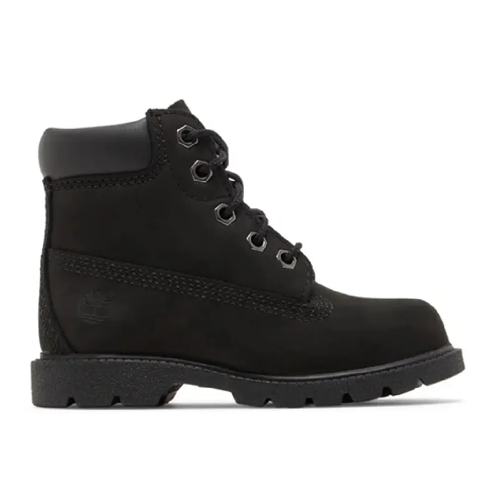 Toddler's Timberland Classic 6 In. Waterproof Boot Black Nubuck (TB010810 001)