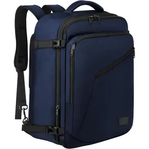 Backpack for Travel, 27L Water Resistant Carry on Backpack Fits Overhead Bin, Convertible Work Daypack with 2 Handles, Hiking Daypack for Outdoor Sport,Travel Gifts for Men Women, Blue