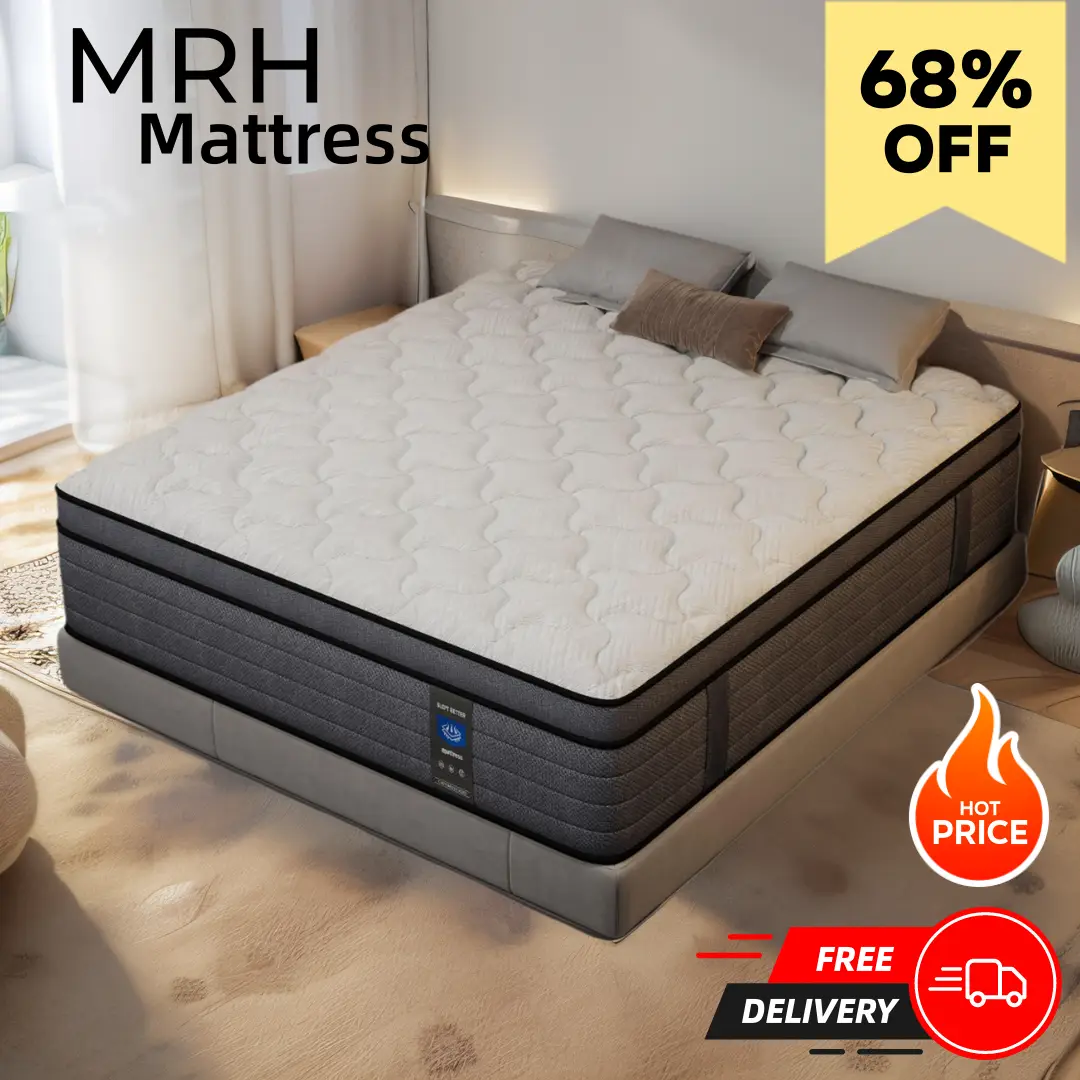 MRH 10"12"14" Twin, Full, Queen, King Boxed Memory Foam Mattress Medium Firm Soft & Comfortable sweet night hybrid bed modern Mattress Outdoorfun