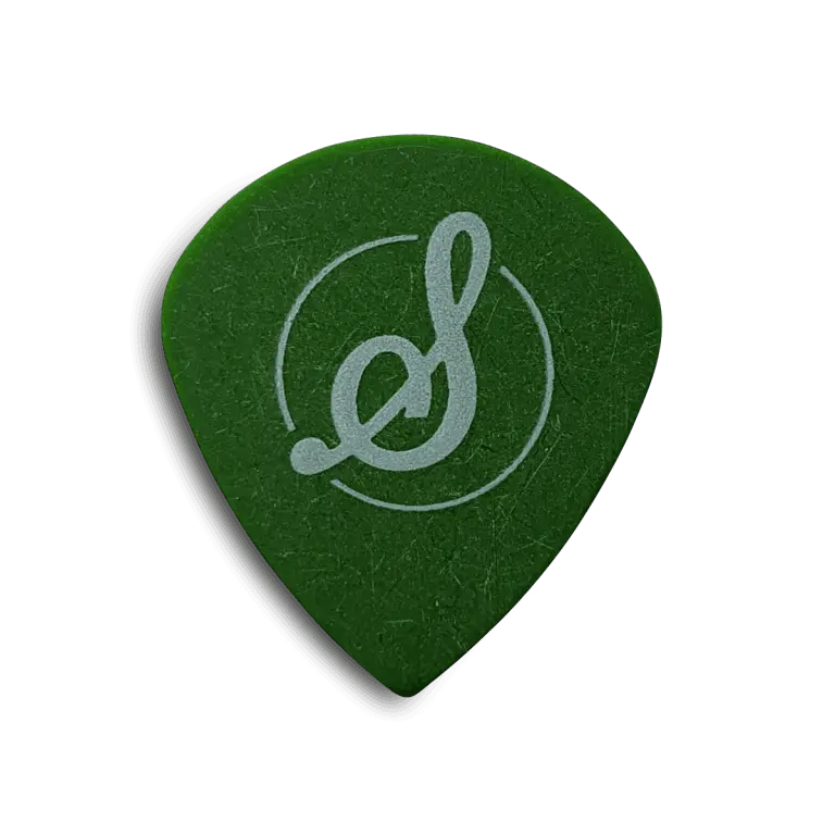 Stringjoy Key Lime Jazz Guitar Accessory Picks - .88mm, 10-Pack