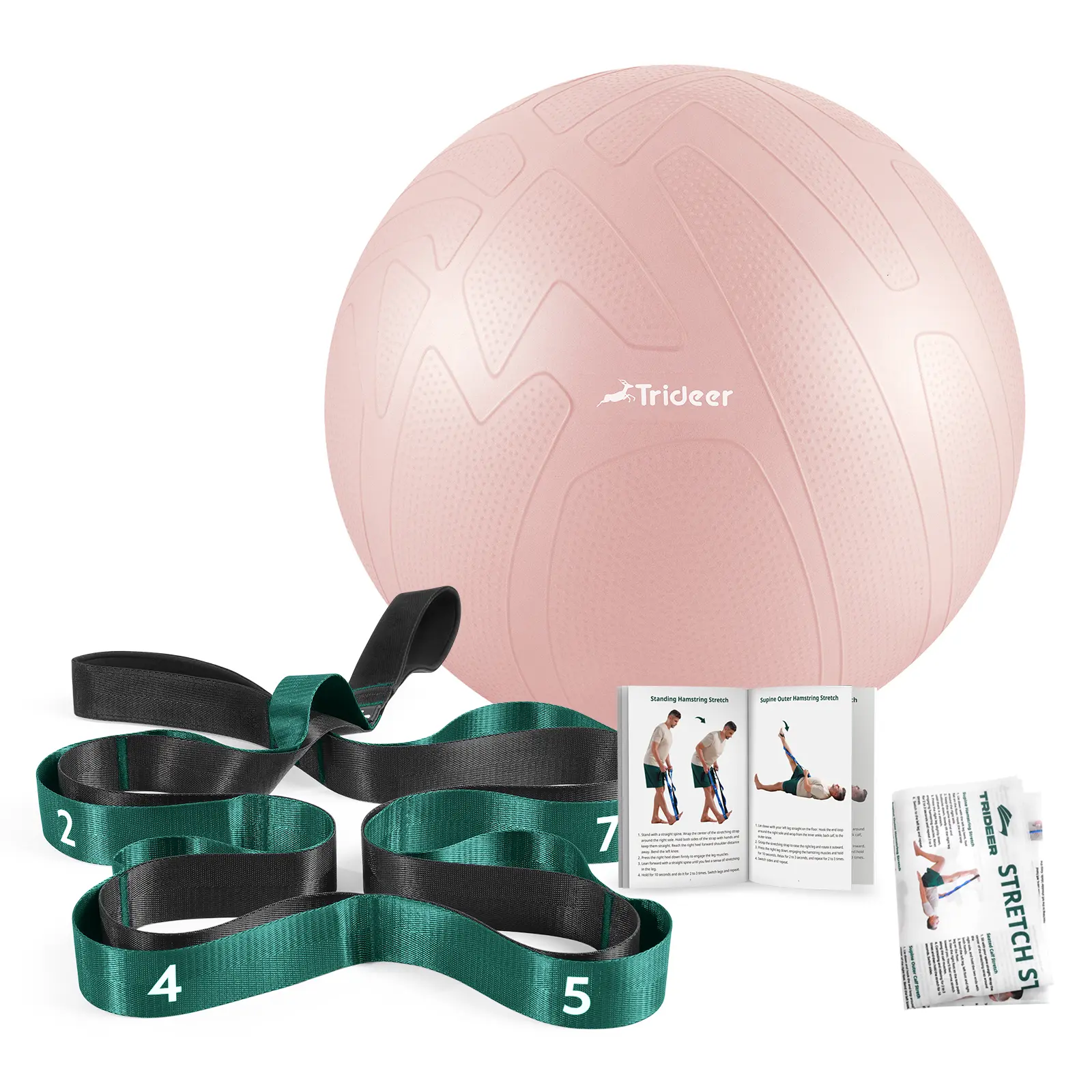 Pink65cm+Green strap