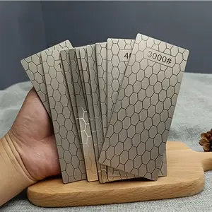 5-Piece Diamond Sharpening Stone Set, Diamond Grinding Tool, Coarse/Medium/Fine Sharpening Tools, 200/400/600/1000/2000 Grit