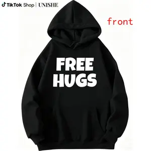 Soft FREE HUGS Long Sleeve Hoodie – Perfect Fit for Men & Women