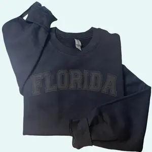 Black STATE Sweatshirt (PUFF) - Crew Neck, Medium Length