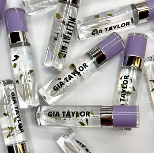 Lavender Bud lipgloss //  lavender oil lipgloss/  vegan cruelty free non sticky moisturizing clear lipgloss