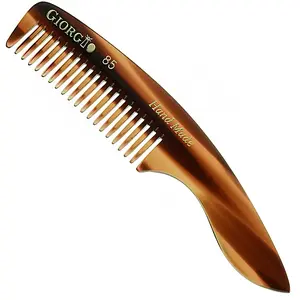 4.75" Handmade Fine Tooth Beard and Mustache Pocket Comb