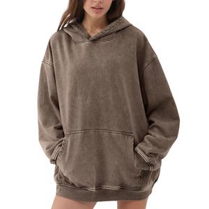 FAIABLE Unisex Casual Oversized Hoodie Cool Pullover Hoodies Vintage Wash Plush Heavyweight Hoodie Trendy Hooded Sweatshirt Cotton Big and Tall Hoodies for Couple  Streetwear sweaters College Winter Autumn Blue SpringStatements
