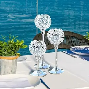 Crystal Candle Holder, Windproof Candle Holder, Candlelight Dinner Photo Props, Wedding Anniversary Wedding Decoration, Home Hotel Decoration, Ornaments