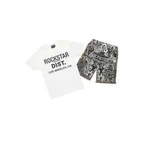 Tappy White/Black T-Shirt Short Set