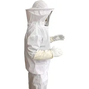 Professional Beekeeper Suit (Jacket, Pants, Gloves) Beekeeping Suit Bee Suits for Men Women