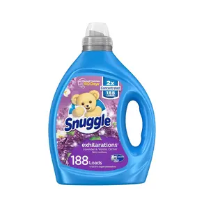Snuggle Exhilarations Liquid Fabric Softener, Lavender and Vanilla Orchid, 2X Concentrated, 188 Loads