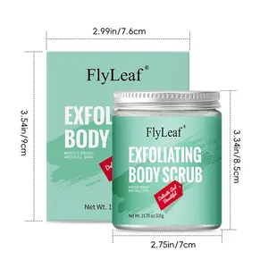 Flyleaf scrub body rejuvenation whole body beauty exfoliation goose bumps dead skin white elbow joints melanin