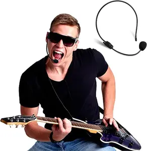 Fake Headset, Rockstar Costume Cosplay Accessories for Men and Women, Hippie Singer Headphone Props Birthday Party Supplies Halloween for Kids and Adults