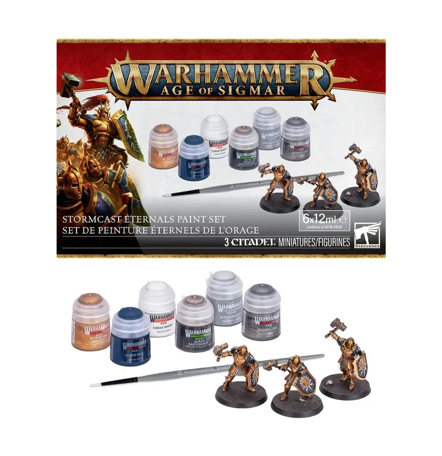 Warhammer Stormcast Eternals Paint Set