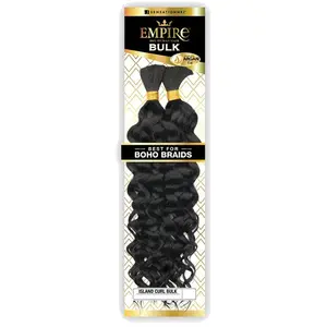 Sensationnel Empire 100% Human Hair Braids - ISLAND CURL BULK 14/18/22"