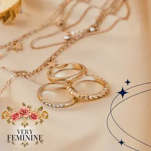 14K Gold Plated Fashion Jewelry Piece – Random Style Selection